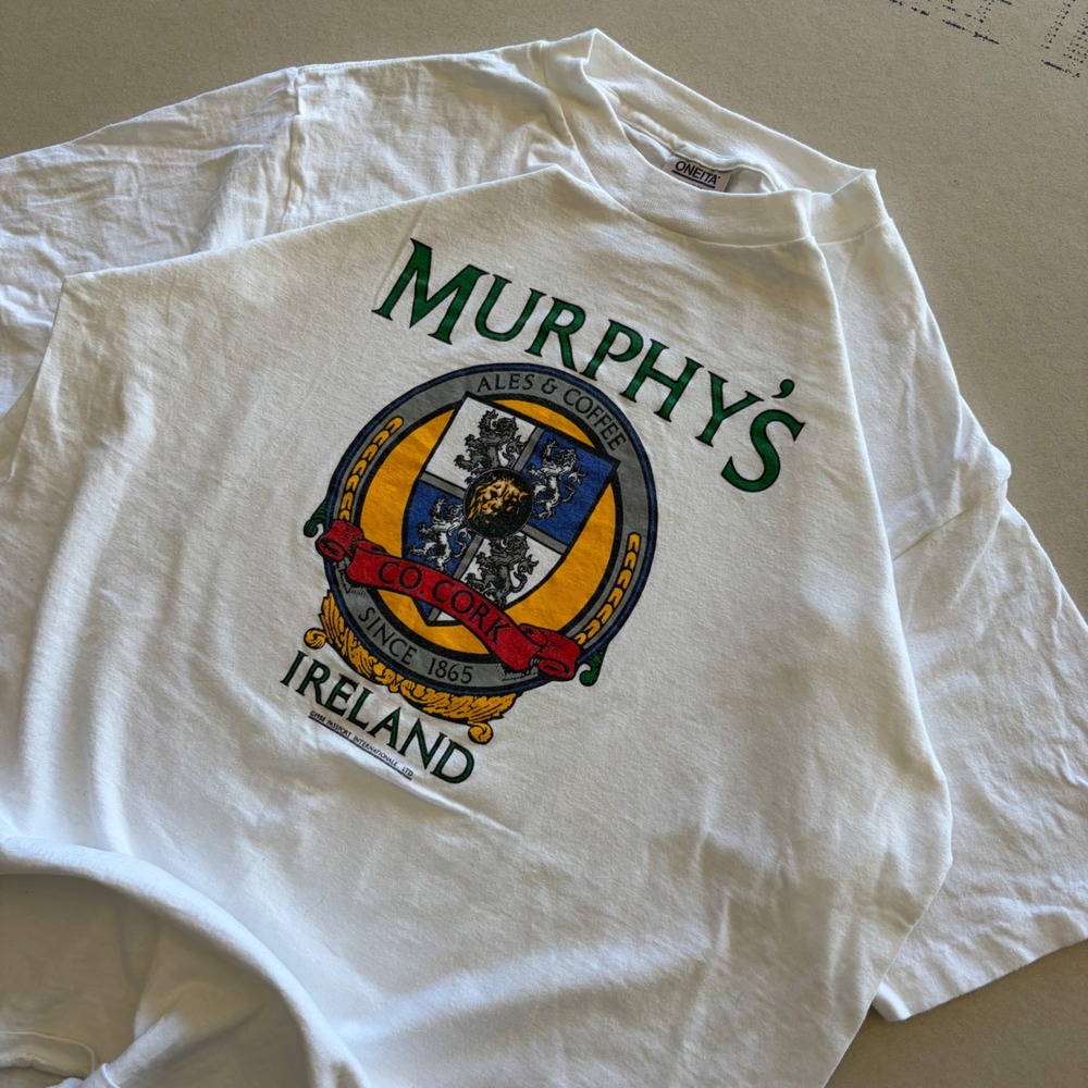 Vintage 80s Beer promo Murphy's Ireland T-shirt